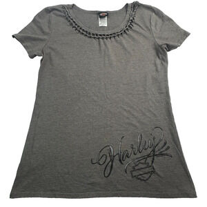 Harley‎ Davidson Shirt Women's Medium Fargo ND Motorcycle mama bike rider